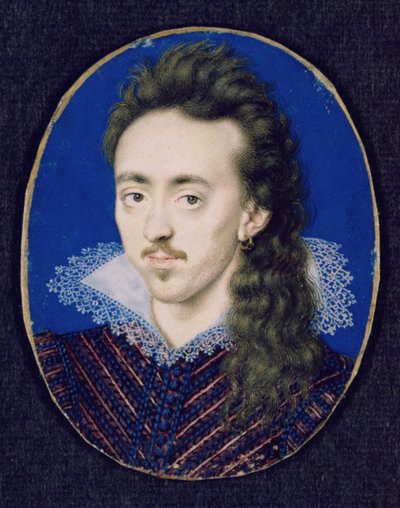 Dudley, 3rd Lord North (1581-1666) av Isaac Oliver