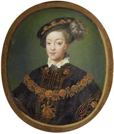 Edward VI 1537-1553, konge av England, 1500-tallet av Isaac Oliver