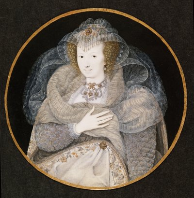 Portrett av Frances, grevinne Howard av Isaac Oliver