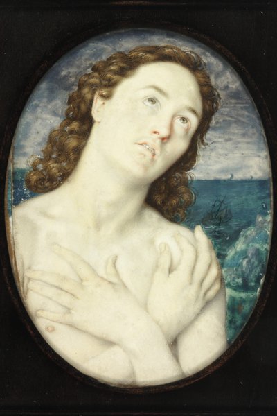 'The Prodigal Son' (akvarell på vellum) av Isaac Oliver