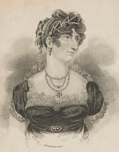 Hennes Kongelige Høyhet Prinsessen av Wales av Isaac Robert Cruikshank