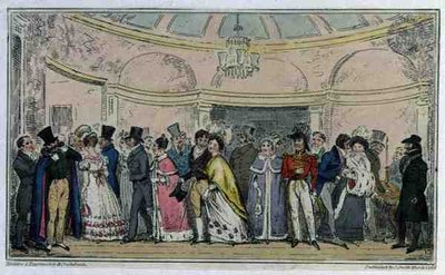 Forlater Operaen, pub. av C. Smith av Isaac Robert Cruikshank
