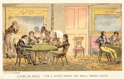 A Game of Whist av Isaac, Robert and George Cruikshank