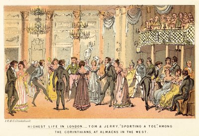 Høyeste liv i London av Isaac, Robert and George Cruikshank