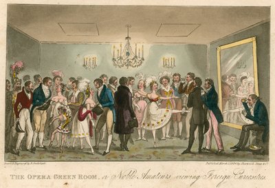Operaens grønne rom, eller edle amatører som ser på utenlandske kuriositeter av Isaac, Robert and George Cruikshank