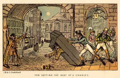 Tom får det beste av en Charley av Isaac, Robert and George Cruikshank