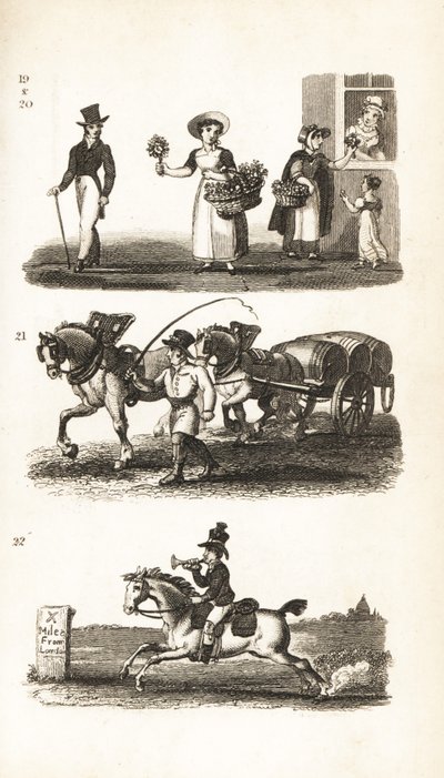 Nosegays, Watercress girl, Brewer