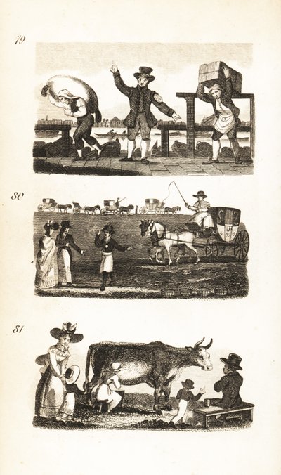 Waterman, Ticket Porter, Fellowship Porter, Coachstand and New Milk from the Cow av Isaac Taylor