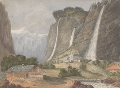 Staubbach, Lauterbrunnen (Sveits) av Isaac Weld