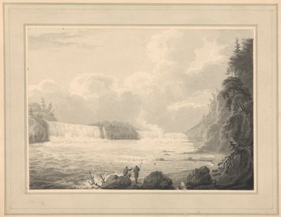 Utsikt over Niagarafallene av Isaac Weld