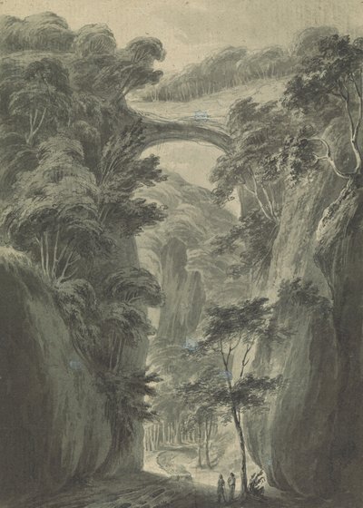 Utsikt over Rock Bridge av Isaac Weld