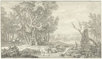 Arkadisk landskap av Isaac de Moucheron