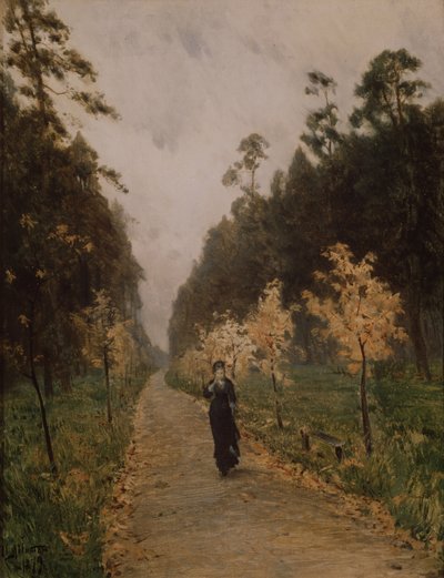 Høstdag. Sokolniki, 1879 av Isaak Ilyich Levitan