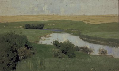 Lille elv Istra, 1885-1886 av Isaak Ilyich Levitan