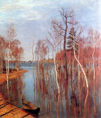 Vårflom av Isaak Ilyich Levitan