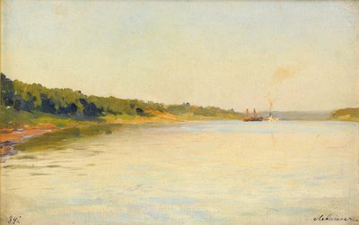 Volga-elvebredden, 1889 av Isaak Ilyich Levitan