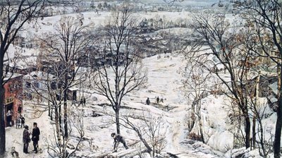 Landsbygd om vinteren av Isaak Israilevich Brodsky