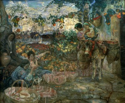 Italia, 1911 av Isaak Israilevich Brodsky