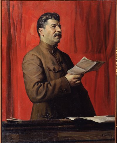 Portrett av Stalin av Isaak Israilevich Brodsky