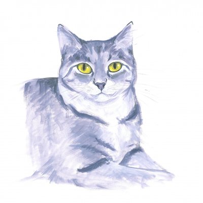 Iakttakende katt av Isabelle Brent