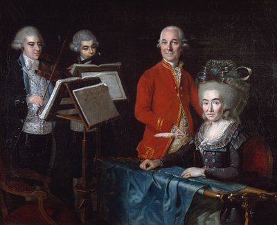 Familiegruppe, 1781 av Isabelle Pinson