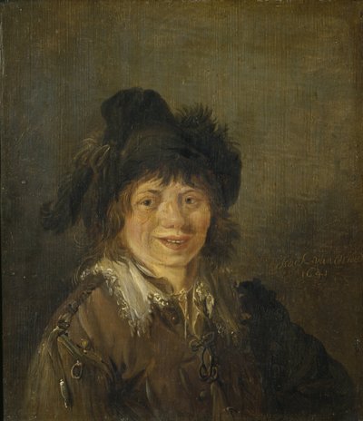 Autoportrett - Selvportrett, av Ostade, Isaac van . Olje på tre av Isack van Ostade