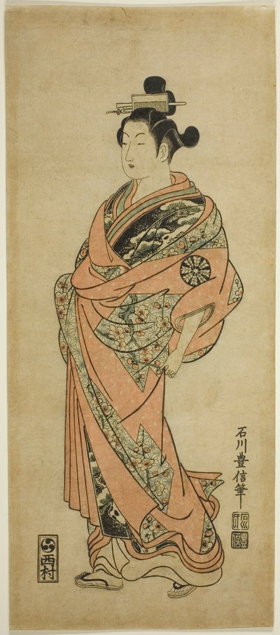 Skuespilleren Nakamura Tomijuro I av Ishikawa Toyonobu