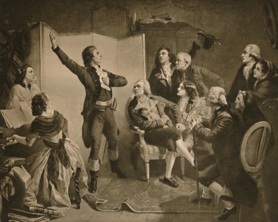 Den første sangen av Marseillaise, 1895. av Isidore Pils