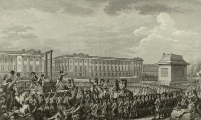 Henrettelse av Ludvig XVI av Isidore Stanislas Helman