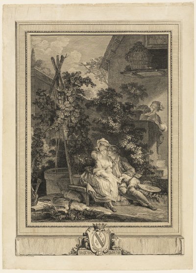 Den amorøse gartneren av Isidore Stanislas Helman