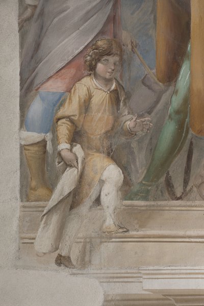 Detalj fra Jomfru Marias bryllup av Isidoro Bianchi