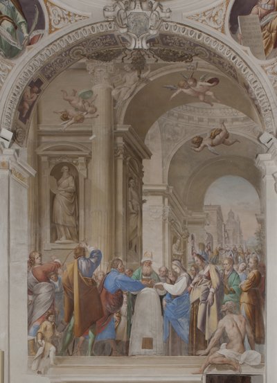 Jomfru Marias ekteskap, 1634 av Isidoro Bianchi