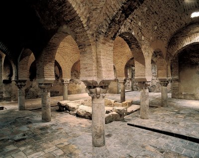 Arabiske bad i Jaén, hammam (tyrkisk bad) av Islamic School