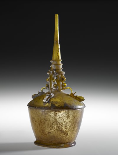 Flaske, c. 1100-tallet (glass) av Islamic School
