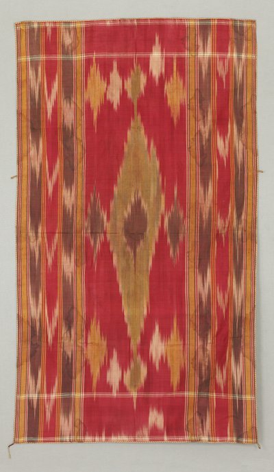 Dekke; kinemedaljonger og striper, sent 1700-tallet - 1800-tallet (Silke) av Islamic School