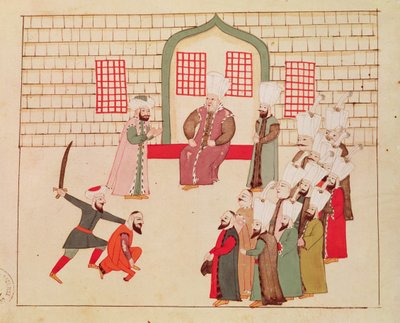 Ms 1671 En vesir ser på en henrettelse av Islamic School