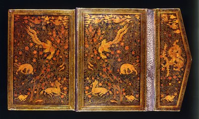 Polykrom lakkbinding med klaff, for Amir Ali Shir Nawa"i". av Islamic School