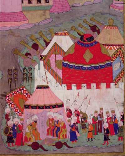TSM H.1524 Siege of Vienna av Suleyman I (1494-1566) the Magnificent, i 1529, fra 