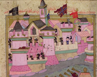 TSM H.1524 Siege of Vienna av Suleyman I (1494-1566) the Magnificent, i 1529, fra 