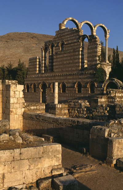 Utsikt over palasset, Umayyad-perioden (661-750) av Islamic School