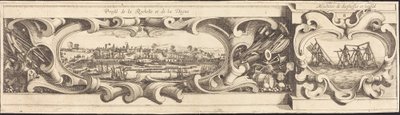 Beleiringen av La Rochelle [plate 16 av 16; sett består av 1952.8.97-112] av Israel Henriet or Abraham Bosse after Jacques Callot
