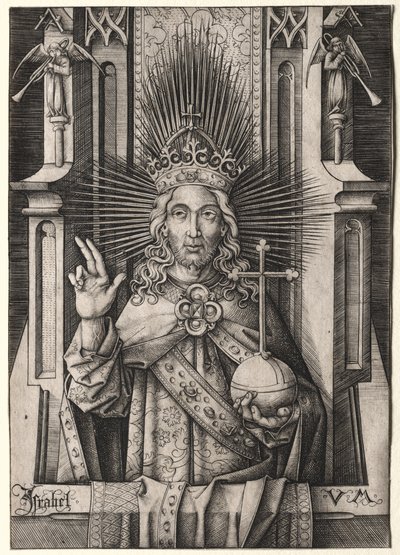 Kristus forløseren (før Salvatore) av Israhel van Meckenem