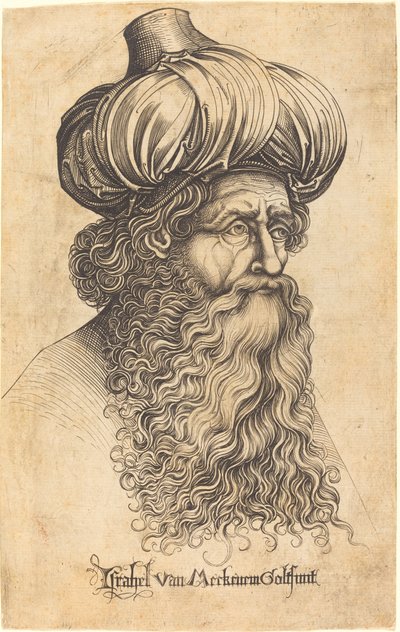 Leder for en gammel mann av Israhel van Meckenem