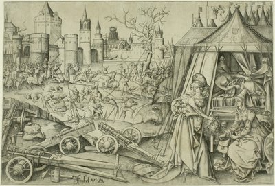 Judith, ca. 1495 av Israhel van Meckenem