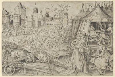 Judith med lederen av Holophernes,.n.d. av Israhel van Meckenem