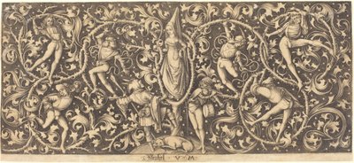 Ornament med Morris Dancers, ca. 14901500. av Israhel van Meckenem