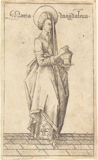 Den hellige Maria Magdalena av Israhel van Meckenem