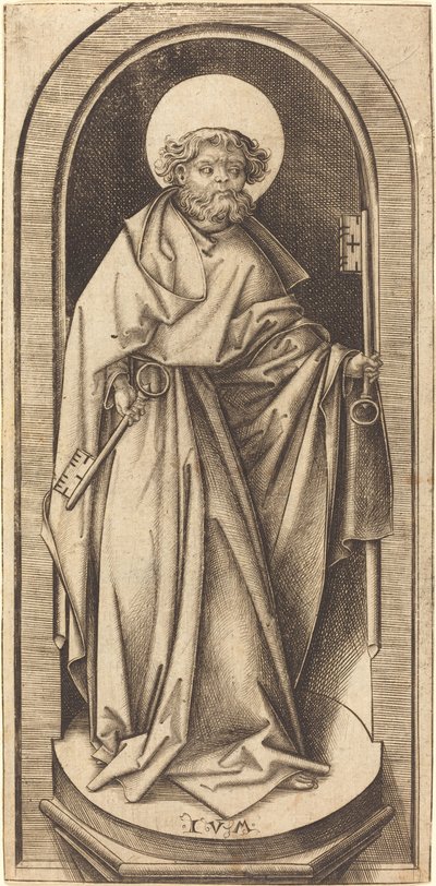 Sankt Peter av Israhel van Meckenem