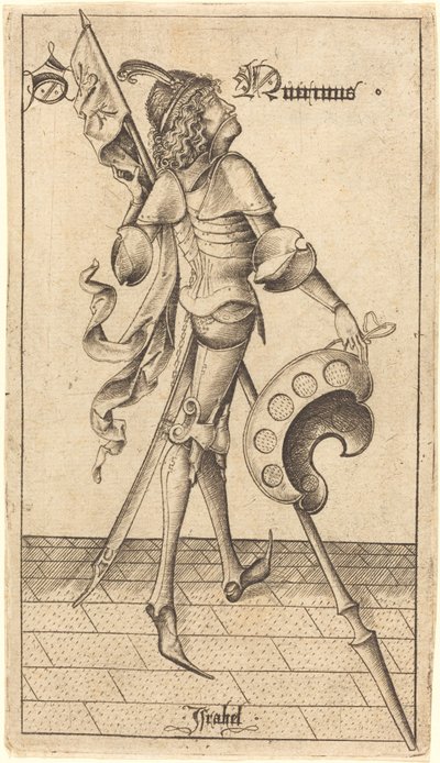 Saint Quirinus av Neuss av Israhel van Meckenem