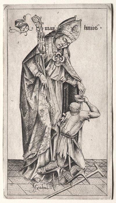 St. Martin. av Israhel van Meckenem